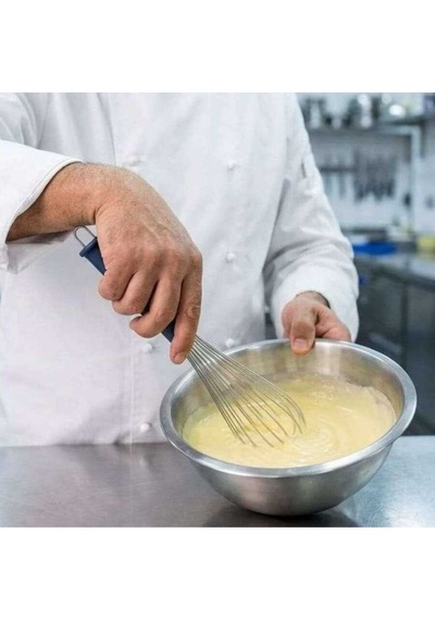 Çelik Çırpıcı 35 Cm Plastik Sap Çok Renkli