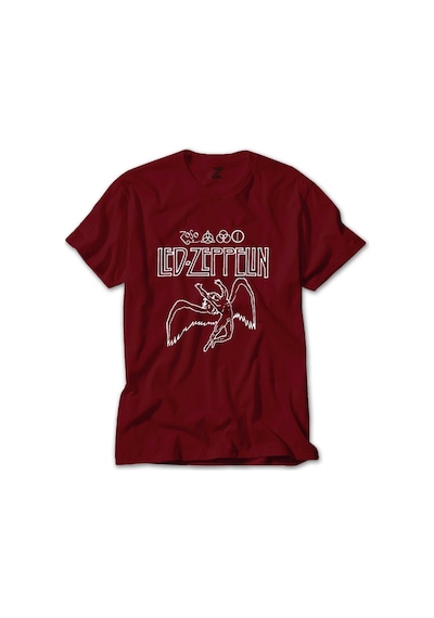 Led Zeppelin Zoso Icarus Kırmızı Tişört