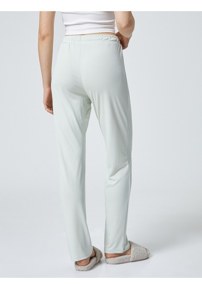 Koton Modal Pijama Altı Beli Bağcıklı Yeşil 4slk40122mk 4SLK40122MK756 Yeşil
