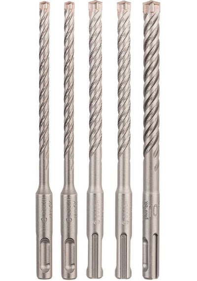 Bosch SDS plus-5X Serisi Kırıcı Delici Matkap Ucu 5 Parça Set (6,6,8,8,10 x 160 mm)-2608833911