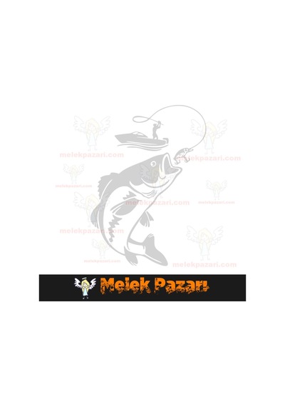 Balık Avı Oto Sticker