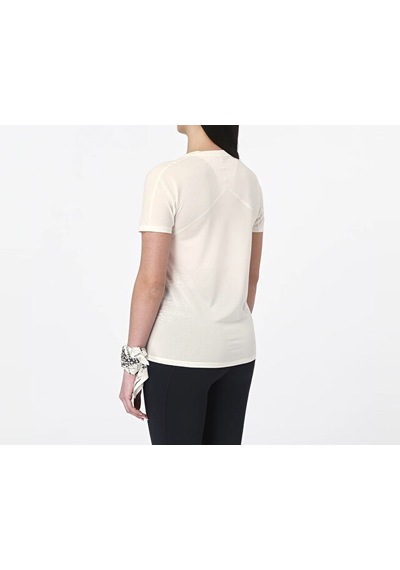 Salomon Sense Aera Ss Tee Gfx Erkek Koşu Tişörtü Lc2929700 Beyaz