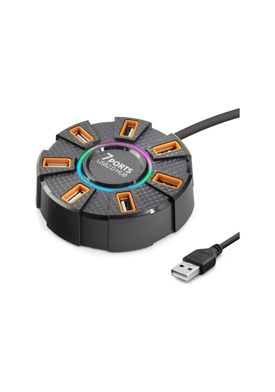 Usb Hub 7 Usb 1.2m Siyah Hdx7035