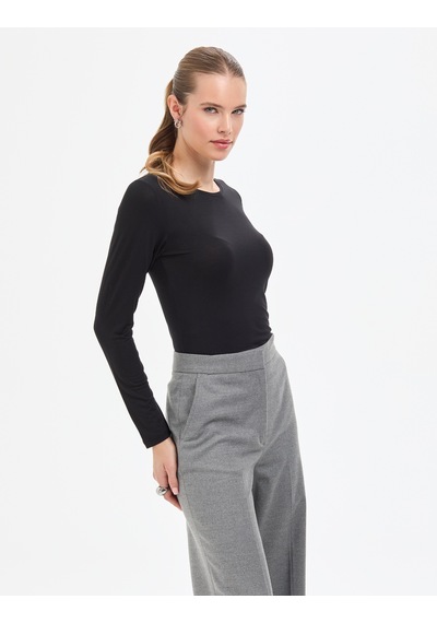 Pierre Cardin Kadın Siyah Bluz Örme 50317061-vr046 Siyah