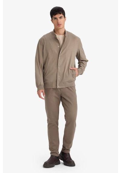 Defacto Slim Fit Astarlı Mont F9655ax26spkh466 Haki-kh466