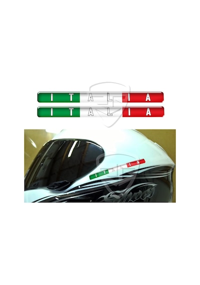 Piaggio Vespa Sticker Etiket Agv Shoei Kask Çıkartması