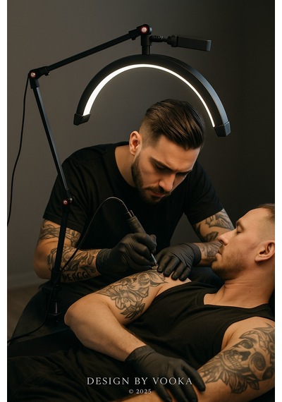 Ring Light 56 Cm Led Güzellik & Selfie Işığı, Metal Kelepçeli Masaya Montaj, 3000 6500k, Tutuculu