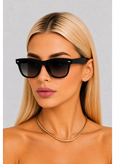 Wayfarer Kadın Çapraz Kesim Güneş Gözlüğü Şık Tasarım Filtre Korumalı Çok Renkli