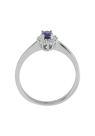 Sirius Pırlanta Ve Oval Safir Taşlı Anturaj Yüzük 0817R0129