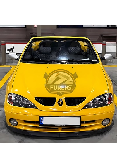 Renault Megane 1 1995-2003 Uyumlu H Lip Esnek Ön Lip 2 Parça Karlık Ön Ek Tampon Altı Dill
