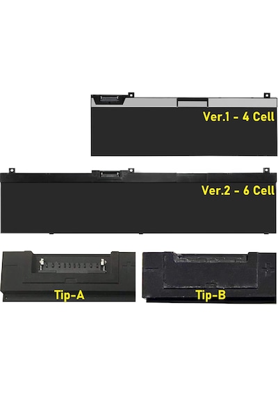 Dell P74f 7530 Batarya Pil Retro V2 6 Cell Tip-a