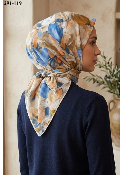 Rozella Eşarp Rozella Soft Pamuk Eşarp 291-119 Çok Renkli