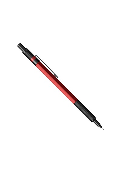 Scrikss Graph-x 2b 0.5 Kırmızı Gizli Uç Mekanik Kurşun Kalem