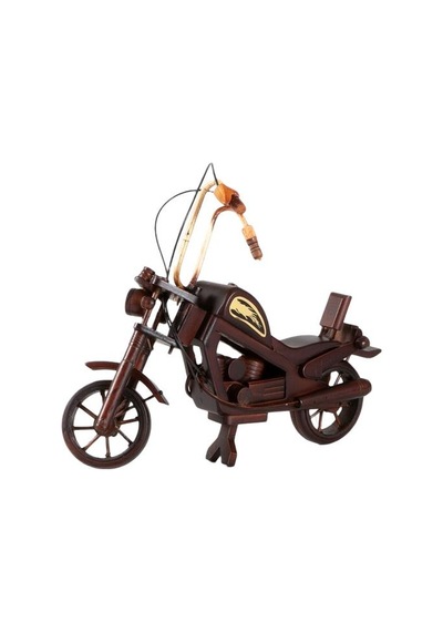 Dekoratif Ahşap Harley Davidson Motosiklet 33 cm