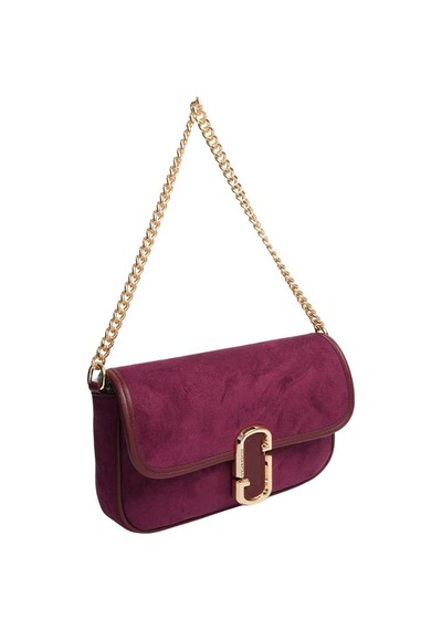 Silver Polo Sp1171 Kadın Omuz Çantası Süet Bordo-bordo