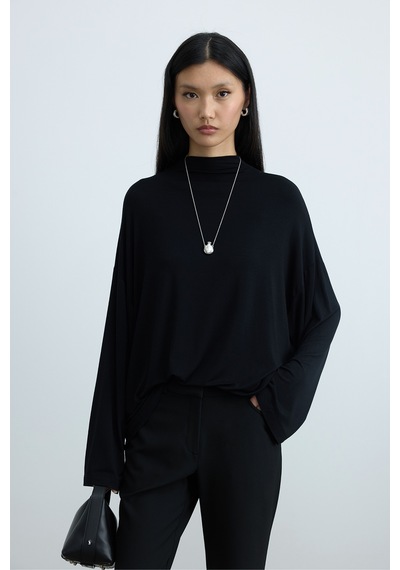 Suud Collection Siyah Olivia Bluz