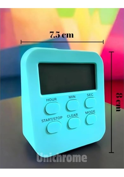 Mini Saat - Dijital Masa Saati - Araç Saati Alarm Kronometre - Mini Diğer