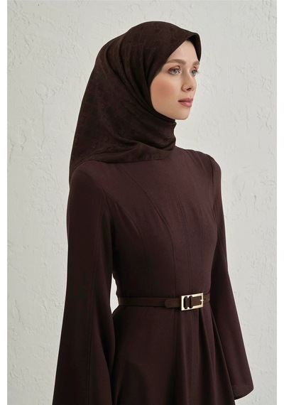 Armine Floş Pamuk Eşarp 1 - 95 X 95 / Kahverengi - 11 Kahverengi - 11