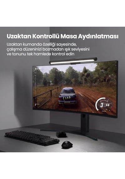 Ayrex Ef-354 Kablosuz Kumandalı, Dokunmatik Ayarlanabilir Bilgisayar Monitör Işık Çubuğu Genel