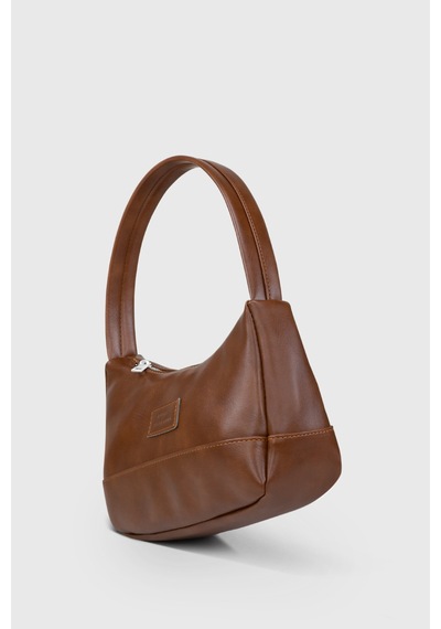 Housebags Kadın Kahverengi Baguette Çanta 197 Kahverengi Nova