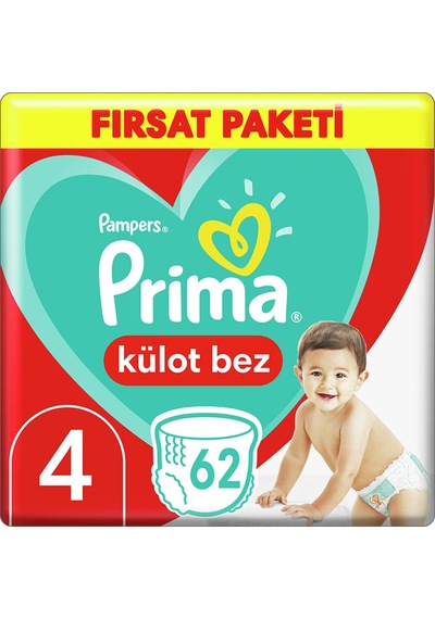 Prima Külot Bez Fırsat Paketi 4 Beden 4x62 248 Adet 4 Numara