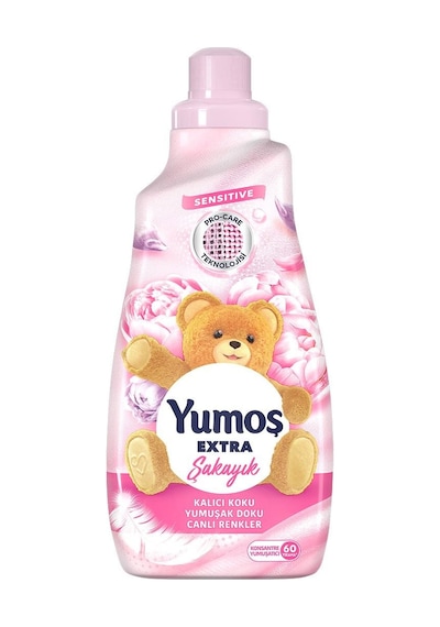 Yumos Extra Konsantre Çamaşır Yumuşatıcısı Şakayık 1440 ML