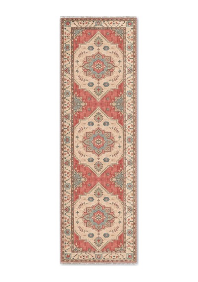 Dekoratif Halı Kaymaz Taban Leke Tutmaz Yıkanabilir Kilim Özel Ölçü Salon Halısı 3027-1 Çok Renkli