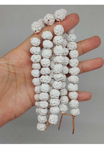 Beyaz Mat Seramik Boncuk Dizi 9-11mm/23cm 54160 Çok REnkli