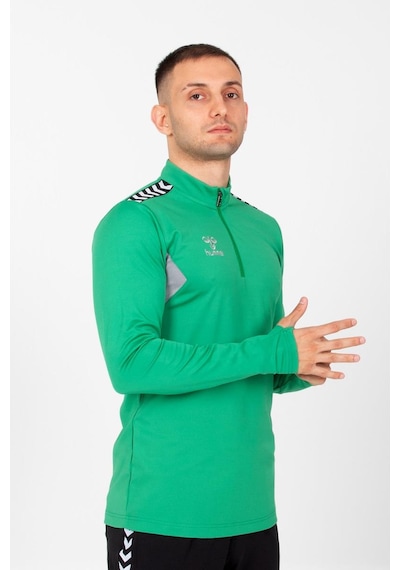 Hummel Otantik Antrenman Eşofman Üstü Koyu Yeşil