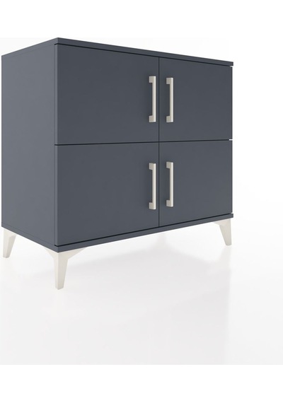 Hyperion Şifonyer Tek Raflı 4 Kapaklı 88x44x80 Antrasit-antrasit Antrasit Hyperion Şifonyer Tek Raflı 4 Kapaklı 88x44x80 Antrasit-antrasit Antrasit