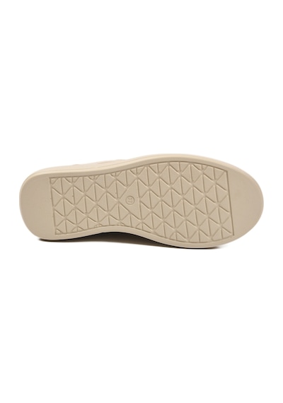Bej Yüksek Taban Bağcıklı Unisex Sneaker Dvs-01 Z Bej