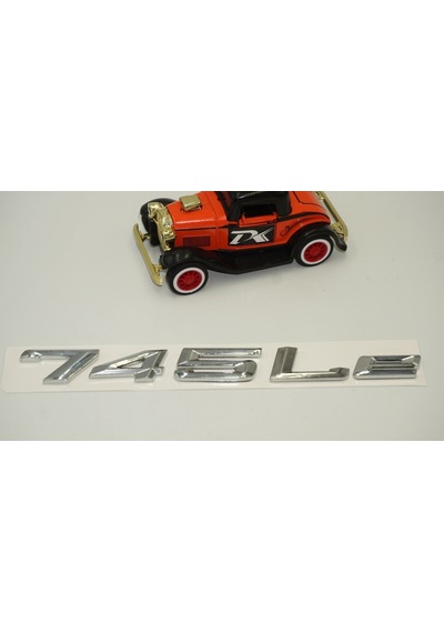 Bmw 745Le Bagaj Krom Metal 3M 3D Yazı Logo