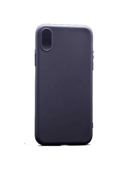 Zore Apple Uyumlu iPhone Xs Max İle İmax Tıpalı Silikon Kılıf Siyah