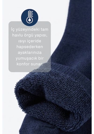 Socketta 5'li Karışık Renkli Erkek Pamuk Tam Havlu Kışlık Termal Soket Çorap - Premium Lacivert-antrasit-gri-siyah-kahverengi Socketta 5'li Karışık Renkli Erkek Pamuk Tam Havlu Kışlık Termal Soket Çorap - Premium Lacivert-antrasit-gri-siyah-kahverengi
