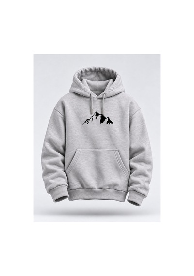 North Whiskers Dağ Silüeti Baskılı Unisex Hoodie Minimal Outdoor Kapüşonlu Sweatshirt Gri - 930002898 Gri - 930002898 Gri North Whiskers Dağ Silüeti Baskılı Unisex Hoodie Minimal Outdoor Kapüşonlu Sweatshirt Gri - 930002898 Gri - 930002898 Gri