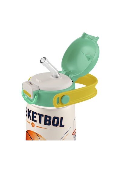 Puccon 420 Ml Yeşil Kahverengi Basketbol Baskılı Pipetli Erkek Çocuk Çelik Matara Suluk - 60027 Yeşil - Turuncu Puccon 420 Ml Yeşil Kahverengi Basketbol Baskılı Pipetli Erkek Çocuk Çelik Matara Suluk - 60027 Yeşil - Turuncu