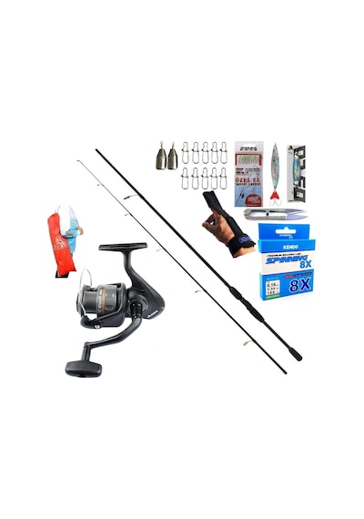 Okuma Revenger Rv-40 240cm 20-40gr Remixon Double Black Spin Olta Takımı Seti