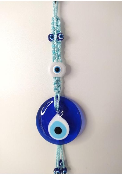 Cam Nazar Kötü Göz Kovucu Hand Made Ağaç Duvar Dekorasyonu Makrome Nazarlık Duvar Ağaç Ev Süsü