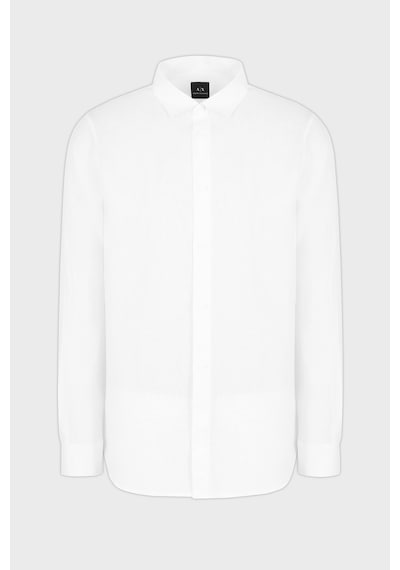 Armani Exchange Erkek Gömlek Xm001221 Af14619 U0001 Beyaz Beyaz