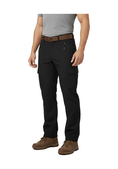 Erkek Kışlık Soft Jel Taktik İçi Polar Pantolon Regular Bgl-st04974 Siyah