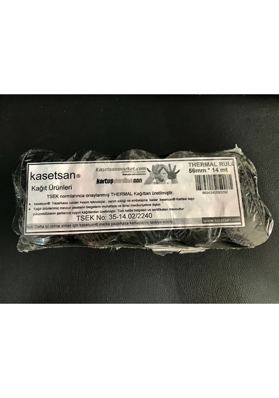 Termal Pos Rulosu 56X14 Kasetsan 10 Lu