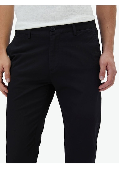 Kip Siyah Dokuma Regular Fit Casual Pamuk Karışımlı Pantolon Siyah Kip Siyah Dokuma Regular Fit Casual Pamuk Karışımlı Pantolon Siyah