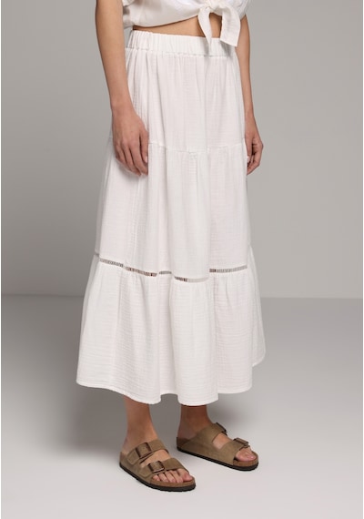 Colin's Colins Maxi Length Düz Kadın Beyaz Etek Cl1080371 Q1.v2 Wht