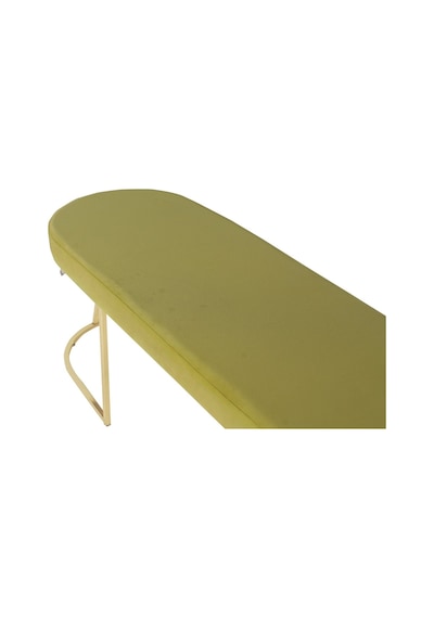 Viego Gold Smooth- Hardal Kapitoneli Model Puf & Bench & Koltuk- Oturak-uzun Makyaj Puff-yatak Odası Ucu &önü