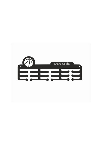 Basketbol Madalyalık Siyah