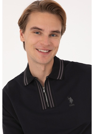 U.s. Polo Assn. Erkek Siyah Sweatshirt 50308927-vr046 Sıyah