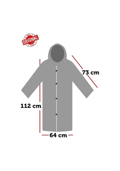 Newdaki Unisex Kadın Ve Erkek Yağmurluk %100 Eva Çıtçıtlı Kapüşonlu Haki