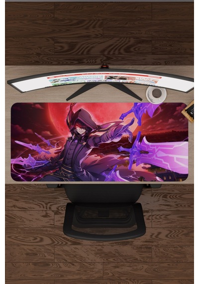 The Eminence İn Shadow Anime V4 - 90x40 Xxl Gaming Kauçuk Kaymaz Taban Mouse Pad Fare Altlığı