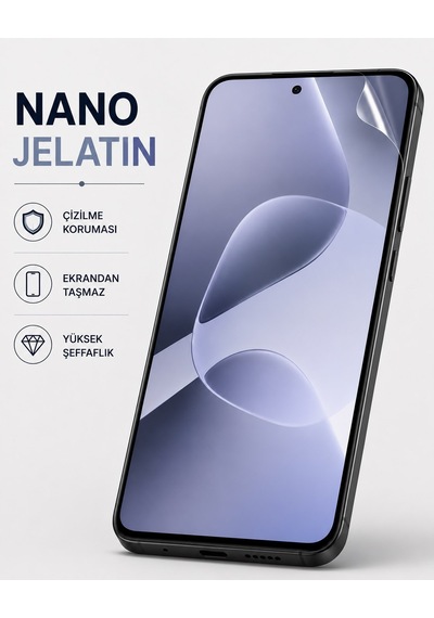 Infinix Hot 60 Pro Uyumlu Ön Body Şeffaf Ultra Ekran Koruyucu Nano Jelatin