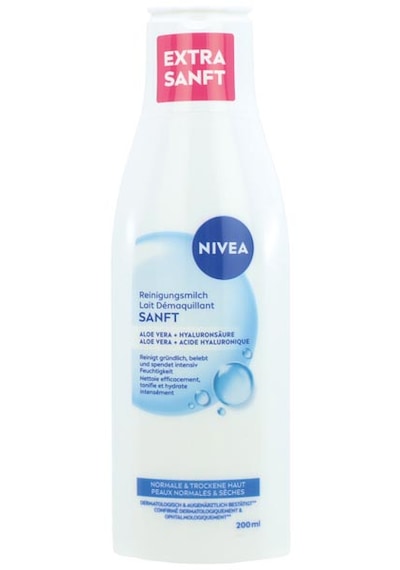Nivea Aloe Vera Ve Hyaluronik Asitli Yüz Temizleme Sütü 200 Ml Normal Ve Kuru Ciltler İçin